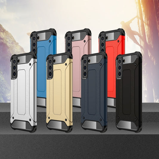 For Samsung Galaxy S21 FE Magic Armor TPU + PC Combination Case(Rose Gold) by buy2fix