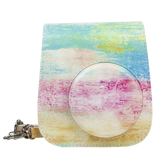 Painted Series Camera Bag with Shoulder Strap for Fujifilm Instax mini 11(Oil Paint) by buy2fix