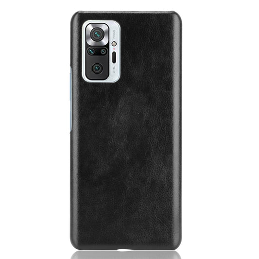 For Xiaomi Redmi Note 10 Pro (India version) / Note 10 Pro Max Shockproof Litchi Texture PC + PU Case(Black) by buy2fix