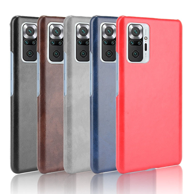 For Xiaomi Redmi Note 10 Pro (India version) / Note 10 Pro Max Shockproof Litchi Texture PC + PU Case(Black) by buy2fix