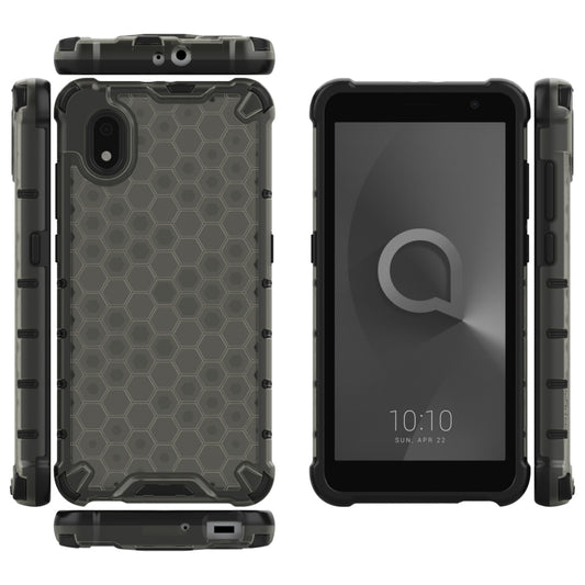 For Alcatel 1B (2020) Shockproof Honeycomb PC + TPU Case(Black) by buy2fix