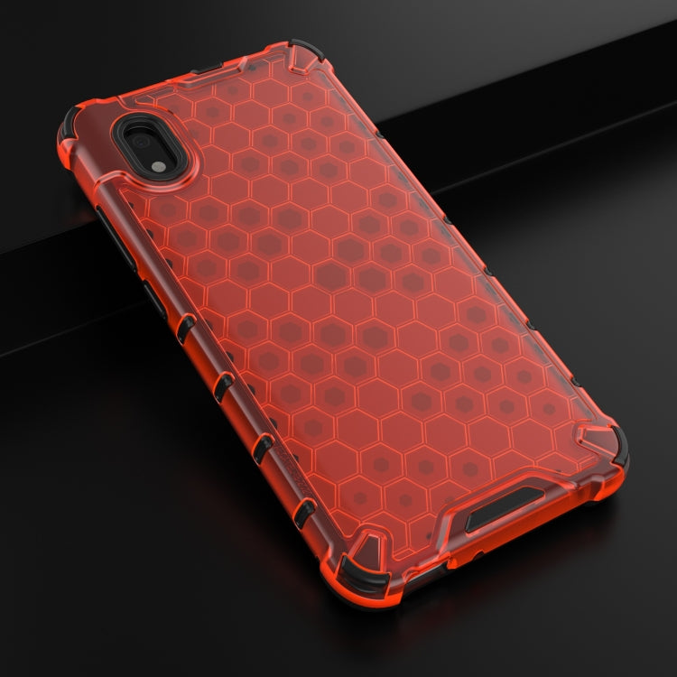 For Alcatel 1B (2020) Shockproof Honeycomb PC + TPU Case(Red) by buy2fix