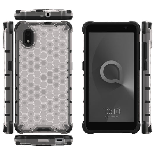 For Alcatel 1B (2020) Shockproof Honeycomb PC + TPU Case(White) by buy2fix