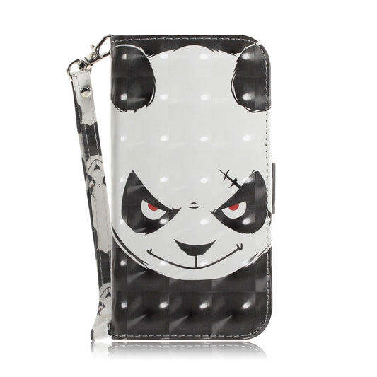 For Xiaomi Redmi Note 9T / 9 5G 3D Painted Pattern Magnetic Attraction Horizontal Flip Leather Case with Holder & Card Slot & Wallet & Lanyard(Angry Bear) by buy2fix