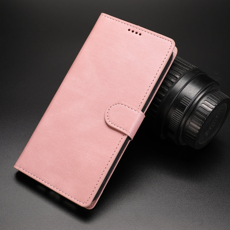 For Xiaomi Redmi Note 10 Pro Fantasy Classic Skin-feel Calfskin Texture Magnetic Buckle Horizontal Flip PU Leather Case with Holder & Card Slot & Wallet(Rose Gold) by buy2fix