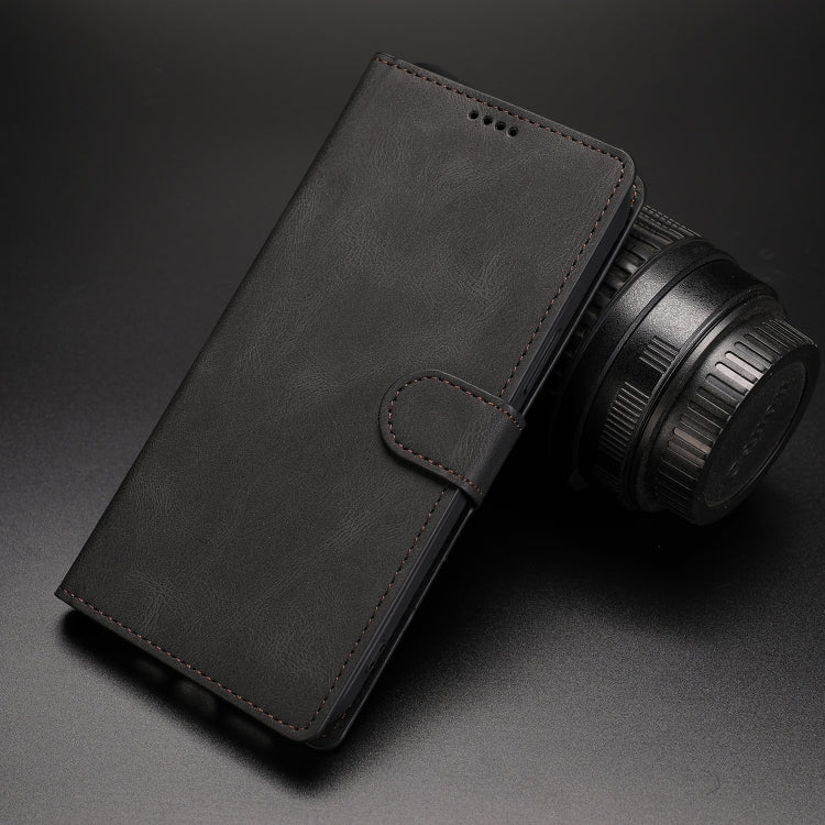 For Xiaomi Redmi Note 10 Pro Fantasy Classic Skin-feel Calfskin Texture Magnetic Buckle Horizontal Flip PU Leather Case with Holder & Card Slot & Wallet(Black) by buy2fix