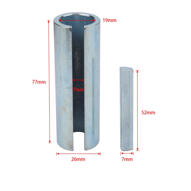 A5169 3/4~1 inch Car Engine Pulley Crankshaft Sleeve Adapter by buy2fix