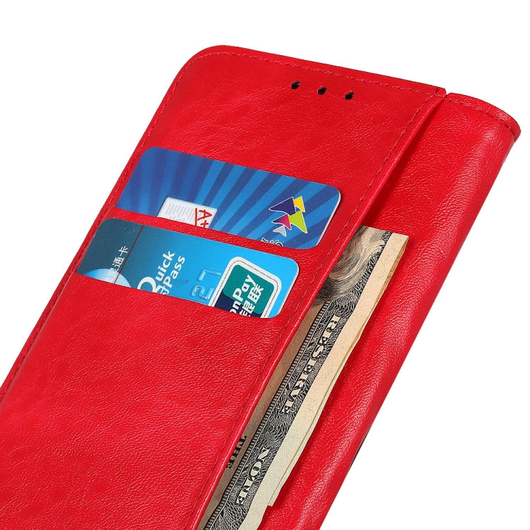 For Samsung Galaxy A82 5G / Quantum 2 Magnetic Crazy Horse Texture Horizontal Flip Leather Case with Holder & Card Slots & Wallet(Red) by buy2fix