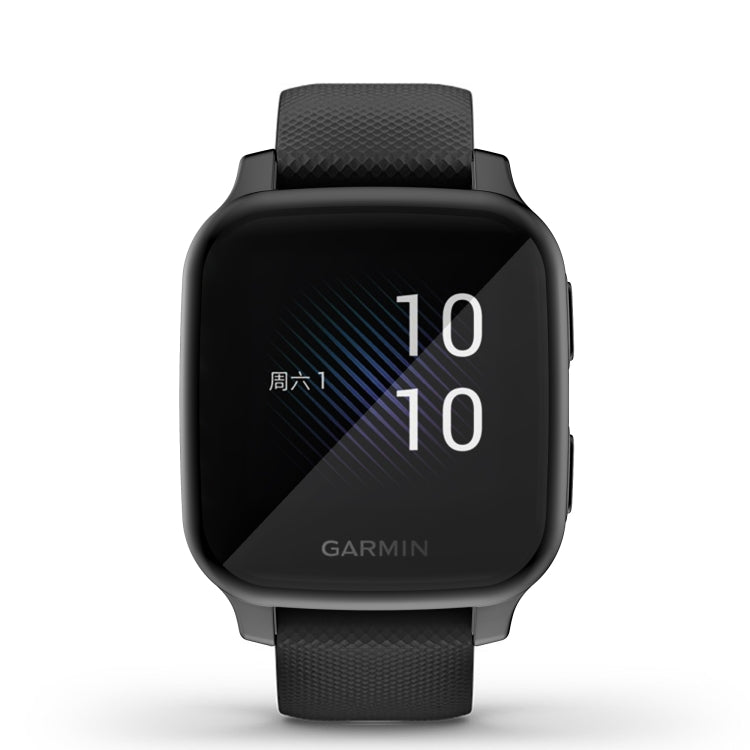 For Garmin Venu Sq Full Coverage TPU Electroplating Protective Case(Black) by buy2fix