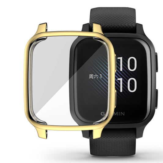 For Garmin Venu Sq Full Coverage TPU Electroplating Protective Case(Gold) by buy2fix