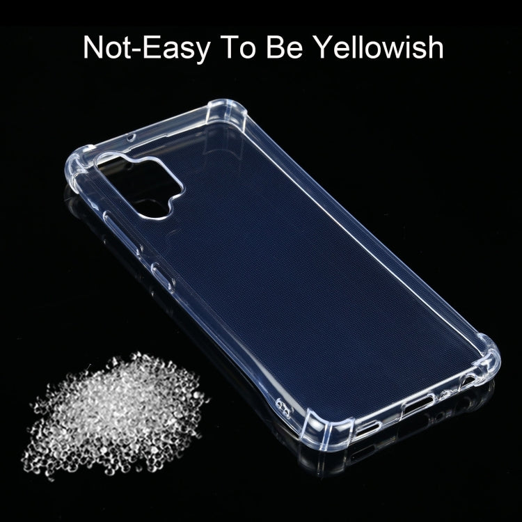 For Samsung Galaxy A32 4G Four-Corner Shockproof Ultra-thin TPU Case(Transparent) by buy2fix