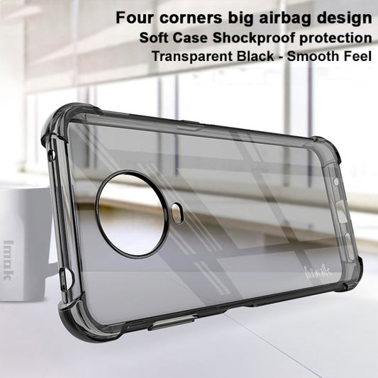 For Nokia G20 / G10 IMAK All Coverage Shockproof Airbag TPU Case(Transparent Black) by imak