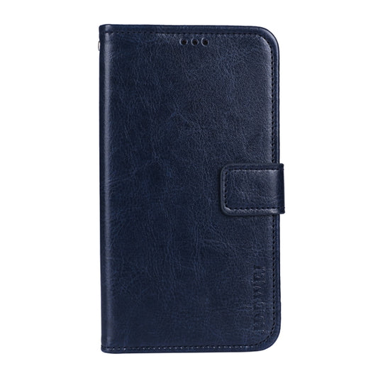For Ulefone Armor 10 5G idewei Crazy Horse Texture Horizontal Flip Leather Case with Holder & Card Slots & Wallet(Blue) by idewei