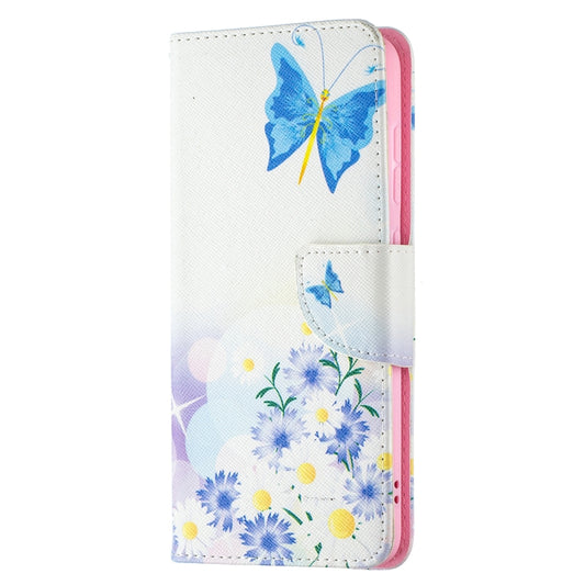 For Samsung Galaxy S21 FE Colored Drawing Pattern Horizontal Flip Leather Case with Holder & Card Slots & Wallet(Butterfly Love) by buy2fix