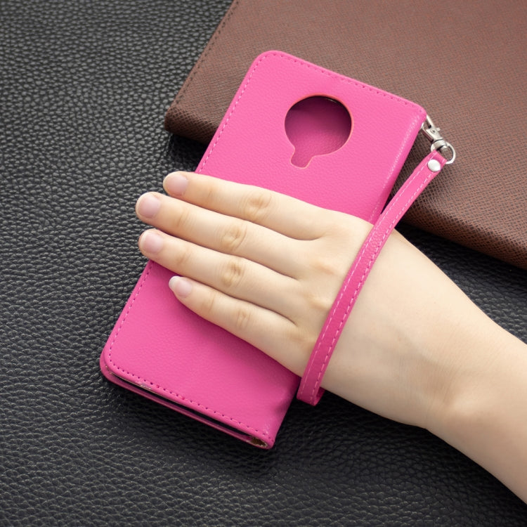 For Nokia G20 / G10 Litchi Texture Pure Color Horizontal Flip Leather Case with Holder & Card Slots & Wallet & Lanyard(Rose Red) by buy2fix