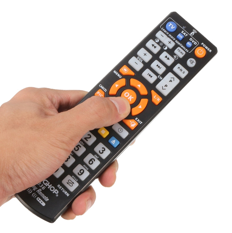 CHUNGHOP L336 Universal Smart Learning Remote Controller for TV / CBL / DVD(Black) by CHUNGHOP
