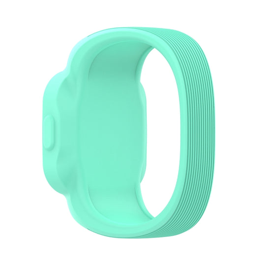 For Garmin Vivofit JR3 No Buckle Silicone Pure Color Watch Band, Size:S(Teal) by buy2fix