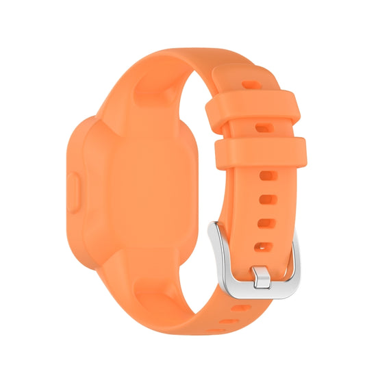 For Garmin Vivofit JR3 Silicone Pure Color Watch Band(Orange) by buy2fix