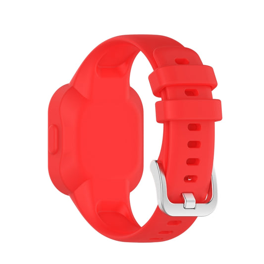 For Garmin Vivofit JR3 Silicone Pure Color Watch Band(Red) by buy2fix