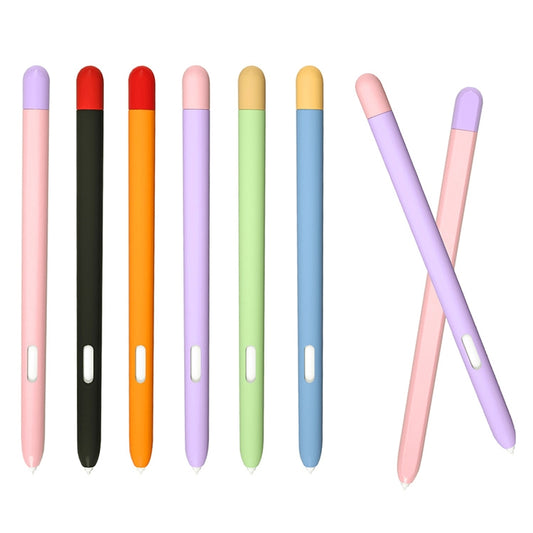 Liquid Silicone Stylus Pen Protective Case for Samsung Galaxy Tab S6 Lite P610 / P615(Black Red) by buy2fix