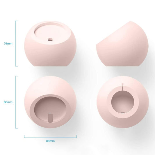 Silicone Pellet Magsafe Magnetic Charger Holder for iPhone 12 Series and Above(Pink) by buy2fix