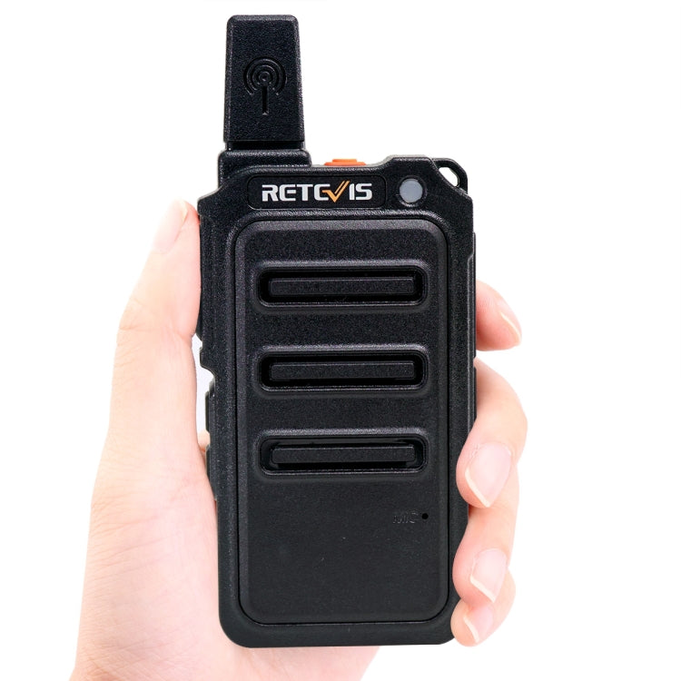 1 Pair RETEVIS RT19 22CHS FRS Two Way Radio Handheld Walkie Talkie, US Plug(Black) by RETEVIS