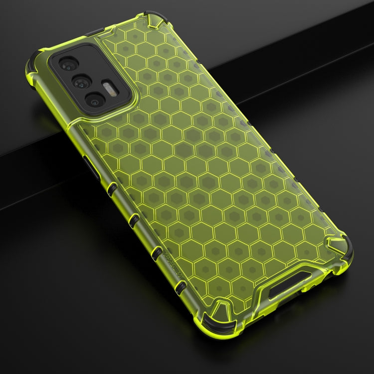 For OPPO Realme GT 5G Shockproof Honeycomb PC + TPU Case(Green) by buy2fix