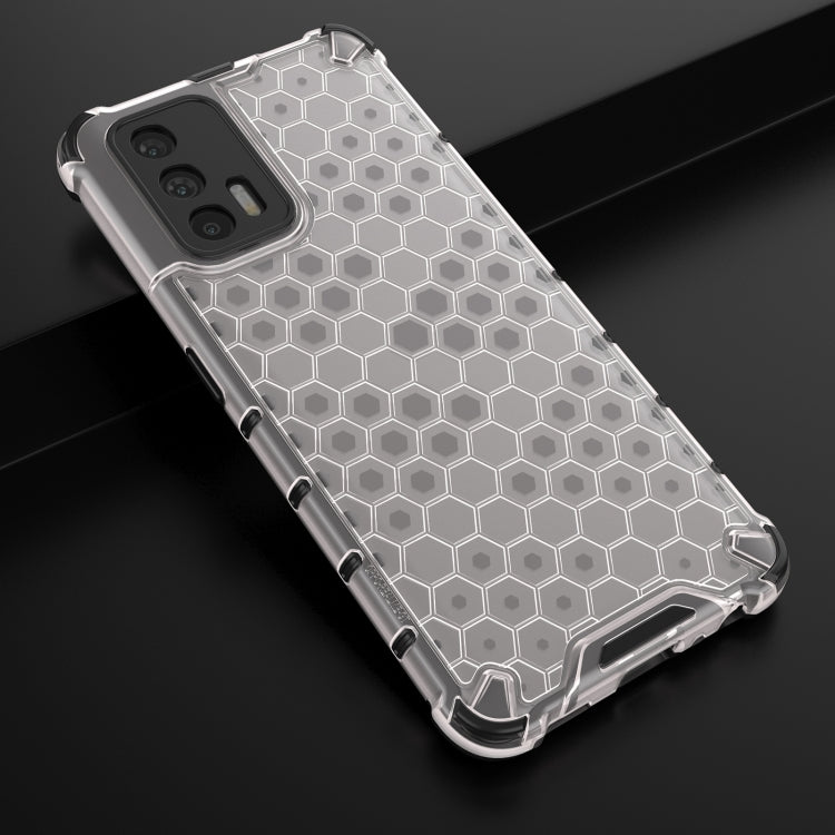 For OPPO Realme GT 5G Shockproof Honeycomb PC + TPU Case(White) by buy2fix