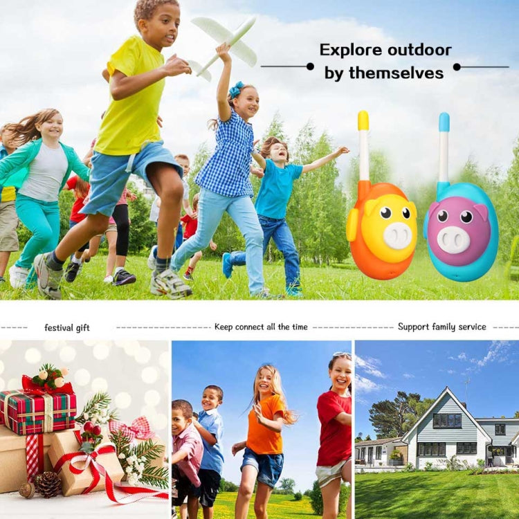 1 Pair RETEVIS RB616 EU Frequency PMR446 1CHS License-free Cartoon Children Handheld Walkie Talkie by RETEVIS