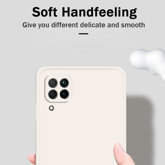 For Huawei nova 6 SE / 7i Solid Color Imitation Liquid Silicone Straight Edge Dropproof Full Coverage Protective Case(Purple) by buy2fix