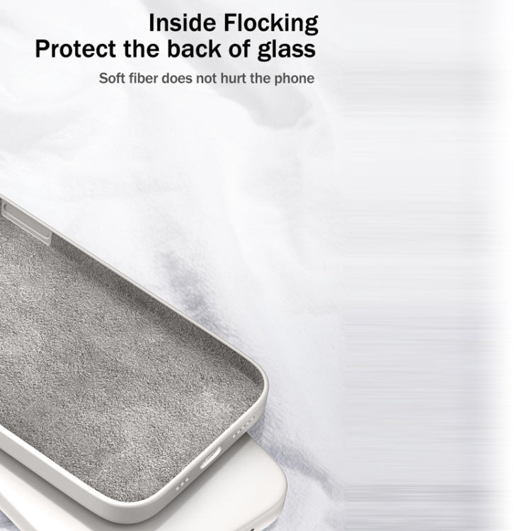 For Samsung Galaxy M51 Solid Color Imitation Liquid Silicone Straight Edge Dropproof Full Coverage Protective Case(Black) by buy2fix