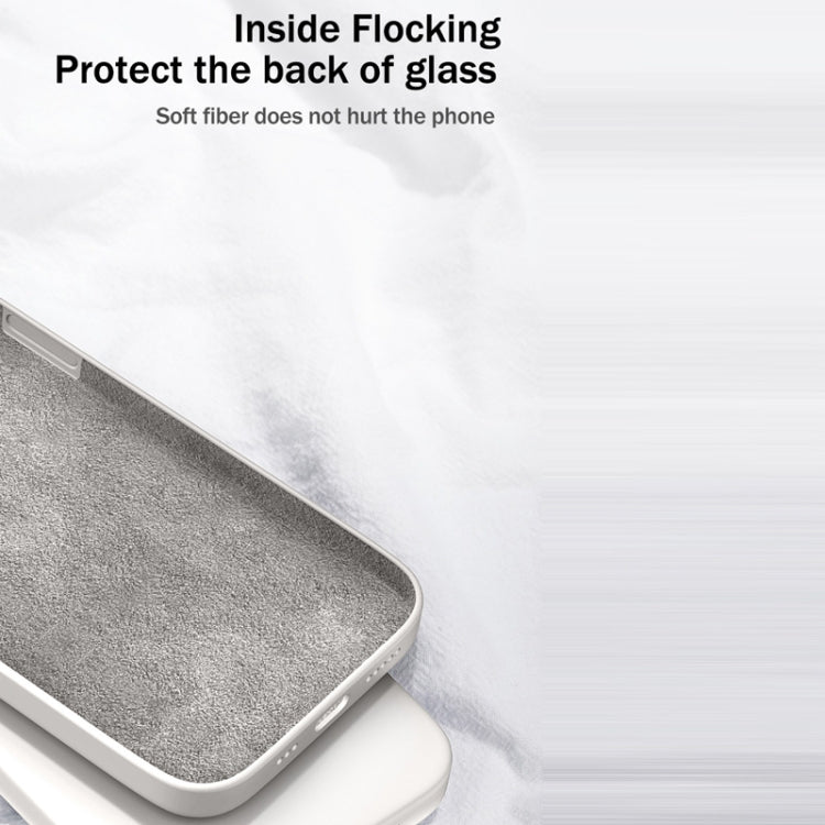 For Samsung Galaxy S20+ Solid Color Imitation Liquid Silicone Straight Edge Dropproof Full Coverage Protective Case(Purple) by buy2fix