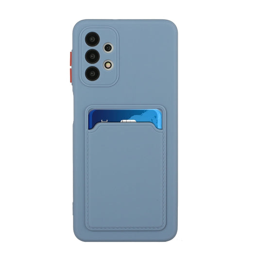 For Samsung Galaxy A32 4G Card Slot Design Shockproof TPU Protective Case(Gray) by buy2fix