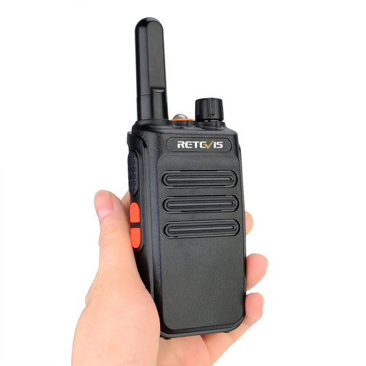 1 Pair RETEVIS RB35 2W US Frequency 462.5500-462.7250MHz 16CHS FRS License-free Two Way Radio Handheld Walkie Talkie(Black) by RETEVIS