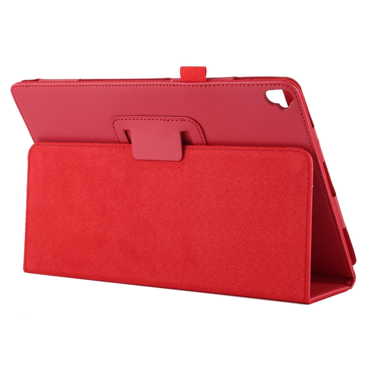 Litchi Texture Horizontal Flip Leather Case with Holder For iPad 10.5 / iPad 10.2 2021 / 2020 / 2019(Red) by buy2fix