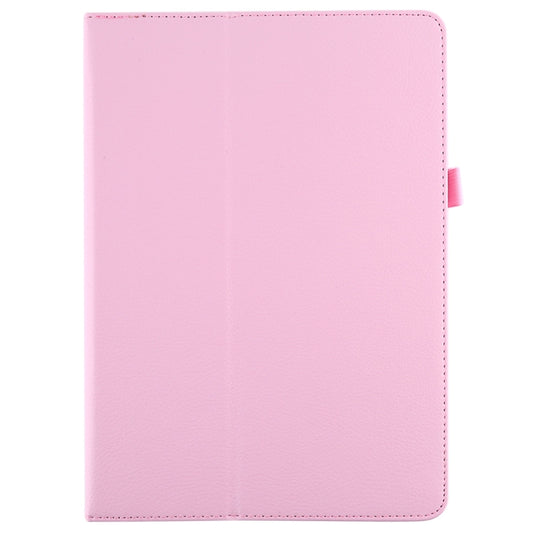 Litchi Texture Horizontal Flip Leather Case with Holder For iPad 10.5 / iPad 10.2 2021 / 2020 / 2019(Pink) by buy2fix
