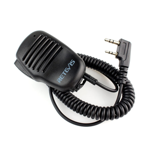 RETEVIS HK008 2 Pin Handheld PTT Speaker Microphone by RETEVIS