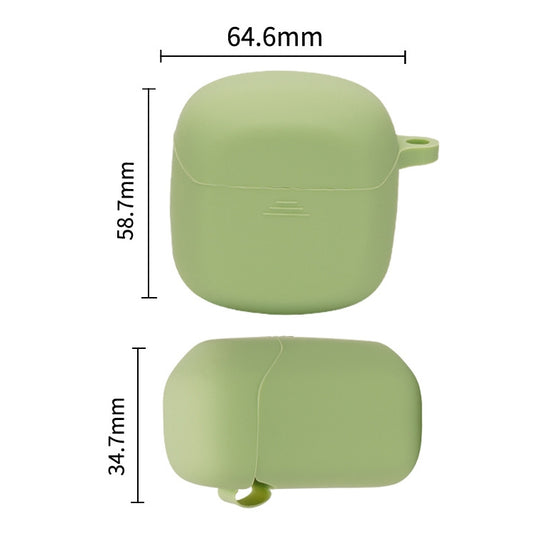 Silicone Earphone Protective Case for JBL Club Pro +, with Hook(Black) by buy2fix