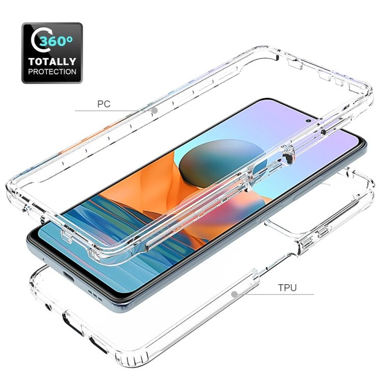 For Xiaomi Redmi Note 10 Pro Shockproof Highly Transparent PC+TPU Protective Case by buy2fix
