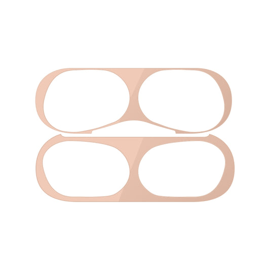 For Apple AirPods Pro Wireless Earphone Protective Case Metal Protective Sticker(Flesh Color) by buy2fix