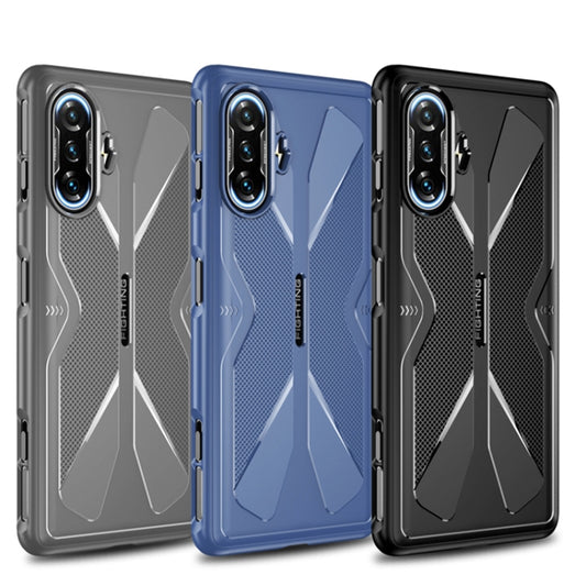 For Xiaomi Redmi K40 Gaming TPU Cooling Gaming Phone All-inclusive Shockproof Case(Black) by buy2fix