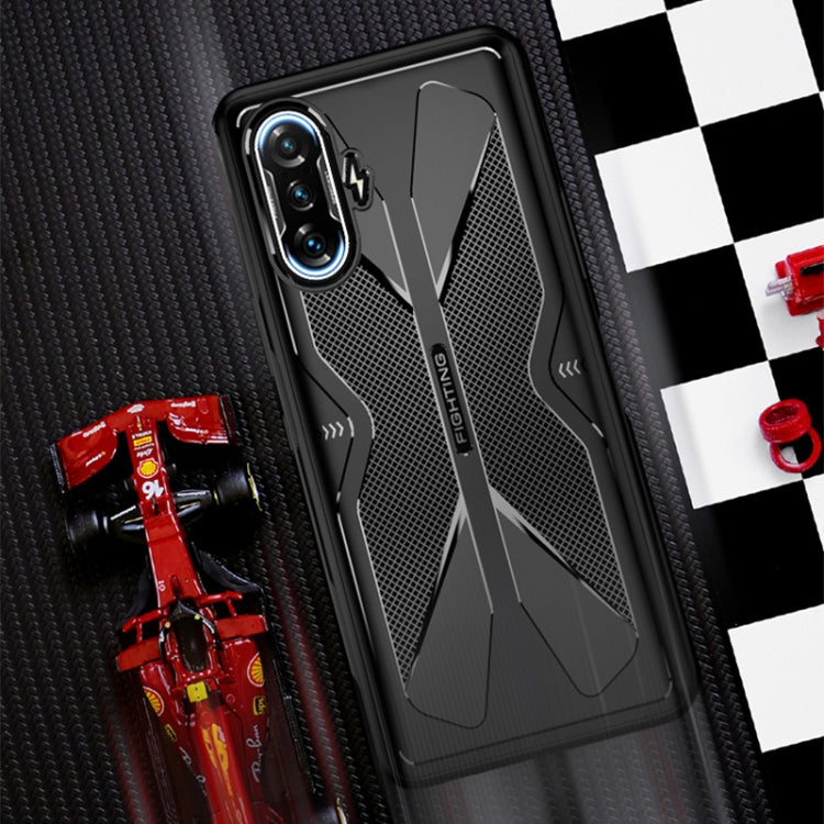 For Xiaomi Redmi K40 Gaming TPU Cooling Gaming Phone All-inclusive Shockproof Case(Black) by buy2fix