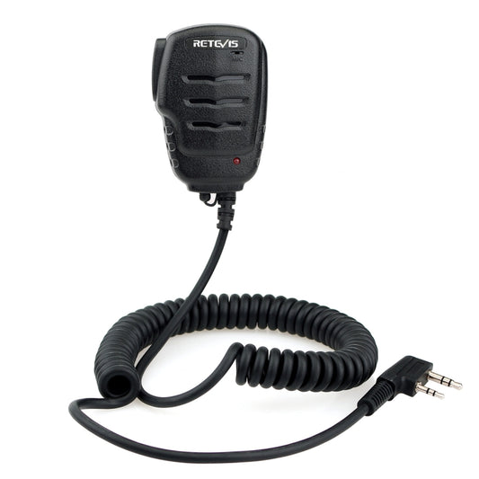 RETEVIS RS-111 M 2 Pin Remote Speaker Microphone for H777/UV5R/RT21 by RETEVIS