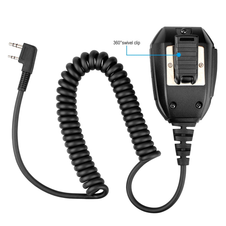 RETEVIS RS-113 2 Pin Remote Speaker Microphone for H777/UV5R/RT21/RT1/RT3 by RETEVIS