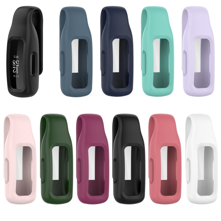 For Fitbit Ace 3 / Inspire 2 Silicone Protective Clip Case Cover(Black) by buy2fix