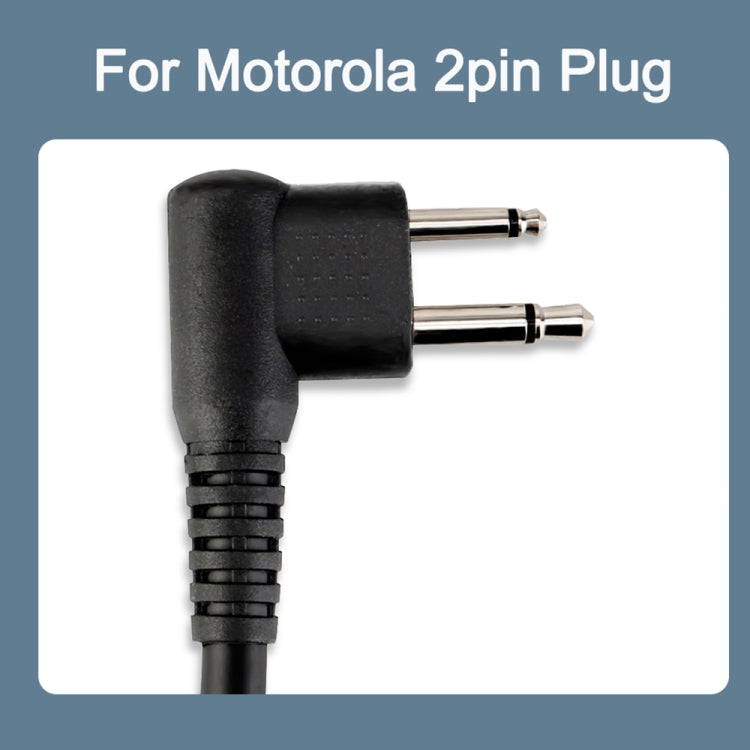 RETEVIS HM004 IPX5 Waterproof 2 Pin Motorcycle Speaker Microphone for Motorola GP68/GP88/GP300/ GP2000/CT150 by RETEVIS