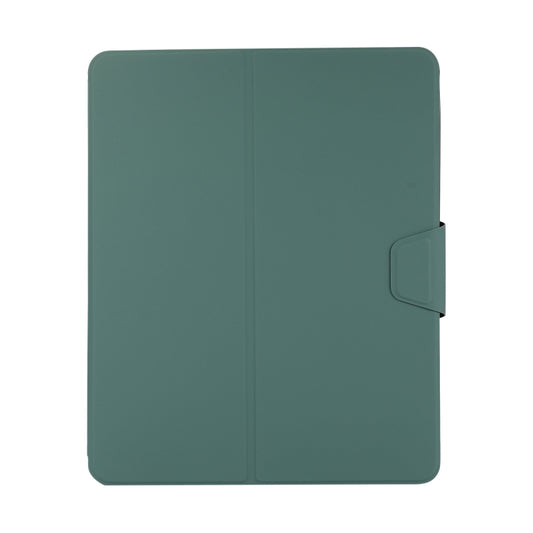 For iPad Air 13 2025 / 2024 / iPad Pro 12.9 2022 / 2021 Electric Pressed Texture Horizontal Flip Leather Tablet Case with Holder & Pen Slot(Dark Green) by buy2fix