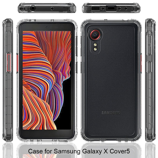 For Samsung Galaxy Xcover 5 Shockproof Scratchproof TPU + Acrylic Protective Case(Transparent) by buy2fix