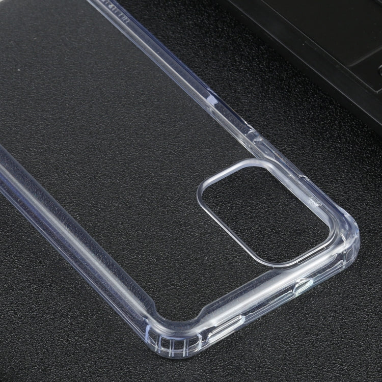 For Xiaomi Redmi Note 10 4G Four-corner Shockproof Transparent TPU + PC Protective Case by buy2fix