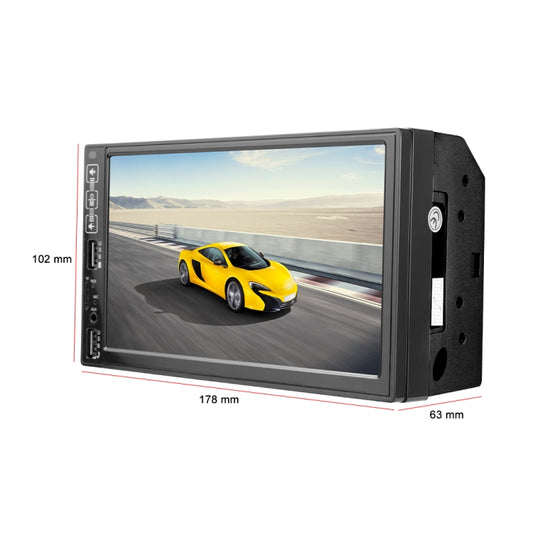 A2821 Car 7 inch Screen HD MP5 Player, Support Bluetooth / FM with Remote Control, Style:Standard by buy2fix